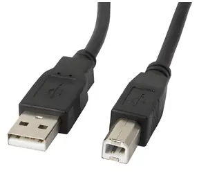 Lanberg CA-USBA-11CC-0030-BK czarny / kabel USB / USB-A (M) - USB-B (M) / USB 2.0 / 3 m