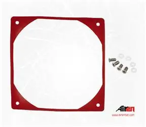 Airen RedVibes FAN 140 czerwony / Podkładka antywibracyjna / 140 mm