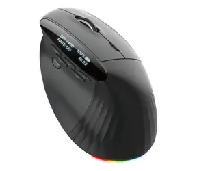Acer SMART Fit czarna / Mysz pionowa / dla osób praworęcznych / optyczna / 8000 DPI / USB + Bluetooth 5.0