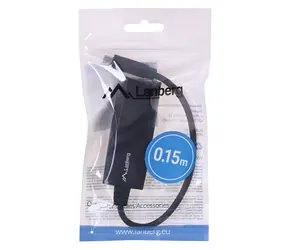 Lanberg NC-1000-02 / Adapter sieciowy / USB-C + USB / RJ-45