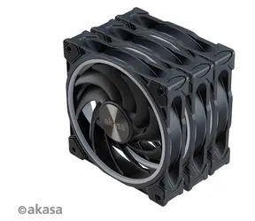Akasa SOHO AR / fan 120mm / aRGB / PWM / 500-2000 RPM / 3 szt.