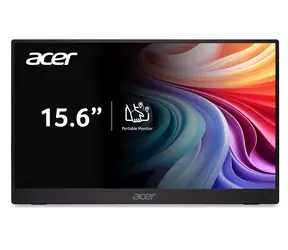 15,6" Acer PM161QB1 czarny / Monitor przenośny / IPS / Full HD / 60 Hz / USB-C