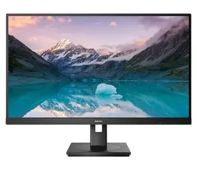 27" Philips 275S9JML czarny / Monitor / VA / QHD 2560 x 1440 / 75 Hz / 4 ms / HDMI / DP / USB / głośniki / obrotowy