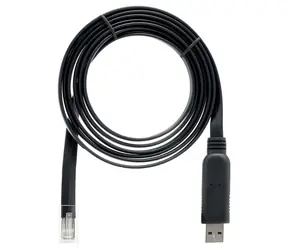 QNAP CAB-CONSOLE-URJ45-1M8 / Kabel konsolowy / USB-A do RJ-45 / 1,8 m