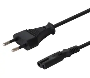 Savio CL-97 czarny / Kabel zasilający / 2pin / 1,2 m