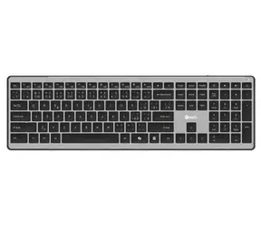C-tech Quallis KB-118 / Klawiatura / bezprzewodowa / Bluetooth + 2,4 GHz / 111 klawiszy