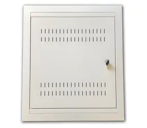 DATACOM 19" podtynkowa 4U+2U / Ścienna / 150mm / drzwi z blachy / szara