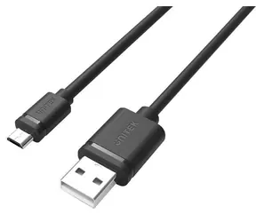 Unitek Y-C451GBK czarny / kabel USB / USB 2.0 / USB-A (M) - Micro-USB B (M) / 1 m