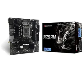 Biostar B760MX2-E D4 / Płyta główna / B760M / LGA 1700 / 2x DDR4 / PCIEx16 / 1x GLAN / mATX