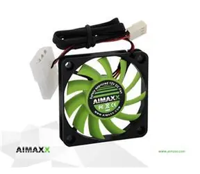 AIMAXX eNVicooler 6thin GreenWing / Fan / 60 mm / 2300 obr./min / 3 piny