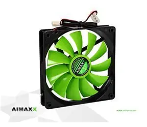 AIMAXX eNVicooler 14 GreenWing / Wentylator / 140 mm / 3-pinowy / 600-1000 obr./min / 12,9 dB