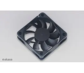 Akasa 60x60x15 czarny / Dodatkowy wentylator / 60 mm / 4300 obr./min / 32,7 dB / 3pin / OEM