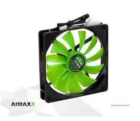 AIMAXX eNVicooler 14 LED GreenWing zielony / Wentylator / 140 mm / 1000 obr./min / 59 CFM / 3 piny
