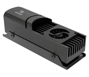 Akasa Gecko Pro LX black / chłodzenie dysku SSD M.2 / aktywny PWM / NVMe PCIe 5.0 / M.2 2280 / TDP 250W