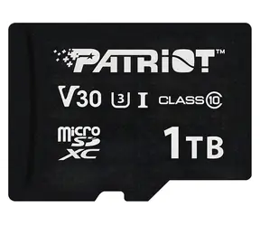 Karta pamięci Patriot VX Series 1 TB / microSDXC / UHS-I U3 V30 / Klasa 10 / Odczyt: 90 MB/s / Zapis: 80 MB/s