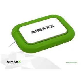 AIMAXX eNViXtra UHL 1 zielony / hub USB / 4X USB 2.0 / ze składaną lampką LED