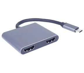 Adapter Aten / MST / USB-C do 2x HDMI + USB 3.0 + USB-C PD / 4K 30Hz