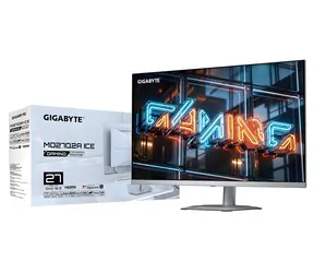 27" GIGABYTE MO27Q2A ICE biały / QD-OLED / 2560x1440 / 16:9 / 280Hz / 0,03 ms / 250 cd-m2 / 2x HDMI + DP + USB-C / VESA