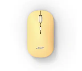 Acer AMR130 żółta / Mysz bezprzewodowa / Ergonomiczna optyczna / 1600 DPI / USB + Bluetooth 5.2