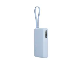 XIAOMI Power Bank 10000 Ice Blue / Power bank / 67 W / zintegrowany kabel / 1x USB-C + 1x USB-A