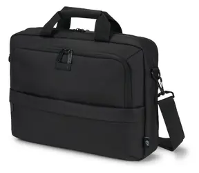 Dicota Top Traveller Eco CORE 15-17,3" czarna / Torba na laptopa / z recyklingowanego PET / wodoodporna / bloker RFID
