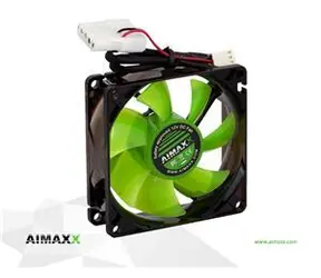 AIMAXX eNVicooler 8 LED GreenWing / Fan / 80 mm / zielona dioda LED / 1600 obr./min / 3pin