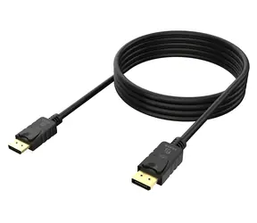 Akasa AK-CBDP27-20BK / Kabel DisplayPort do DisplayPort / 2 m / DisplayPort 2.1 / 16K