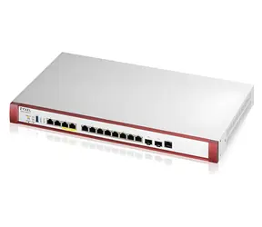 ZyXEL USG FLEX 700H / Zapora sieciowa / 15 Gb/s / 12x RJ-45 / 2x SFP+ / PoE+ / Pakiet zabezpieczeń na 1 rok