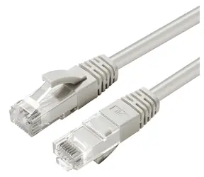 MicroConnect CAT6a U/UTP 0,15 m szary / LSZH