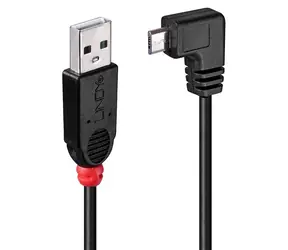 Lindy USB 2.0 A - Micro-B czarny / kabel USB / 1 m / 480 Mbit/s