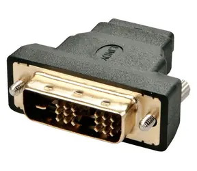 Lindy black / Adapter / HDMI-A (żeński) / DVI-D (męski)
