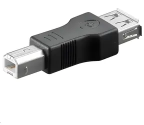 Adapter MicroConnect USB A (F) - USB B (M) czarny / redukcja USB