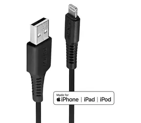 Lindy / kabel USB-A do Lightning / 0,5 m / czarny