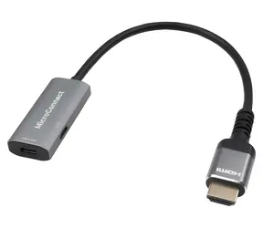 MicroConnect HDMI - USB-C czarny / Adapter / 0,2 m