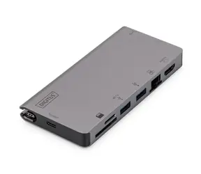 Digitus USB-C Multiport Travel Dock / Stacja dokująca / USB-C