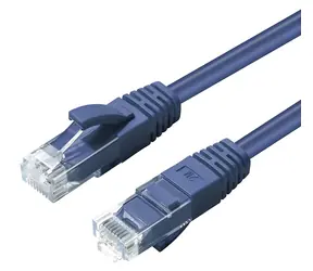 MicroConnect CAT5e U/UTP 0,3 m niebieski / Kabel sieciowy / RJ-45 / PVC