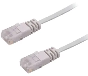MicroConnect CAT6 U/UTP FLAT 3M szary / Kabel sieciowy / RJ-45