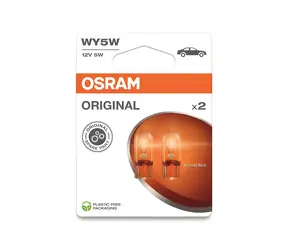 OSRAM 2827-02B WY5W 12V 5W W2.1x9.5d / Żarówka samochodowa / Blister 2 szt.