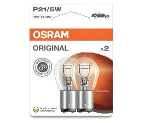 OSRAM P21/5W Standard 12V 21/5W / Żarówka samochodowa / BAY15d / Blister 2 szt.