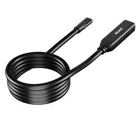 Unitek U1335ABK01 czarny / kabel przedłużający USB-C / USB-C (M) - USB-C (F) / 5 m