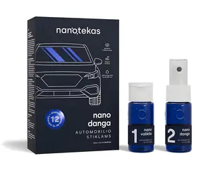 NANOTEKAS Nano Powłoka do Szyb Samochodowych / Nanoceramiczna ochrona szkła / 2× 30 ml