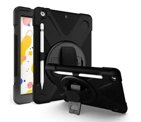 eSTUFF AUSTIN Defender czarny / Etui / Apple iPad 10.2 / poliwęglan