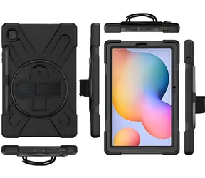 eSTUFF Galaxy Tab S6 Lite Cover czarny / Etui / Samsung Galaxy Tab S6 Lite / poliwęglan