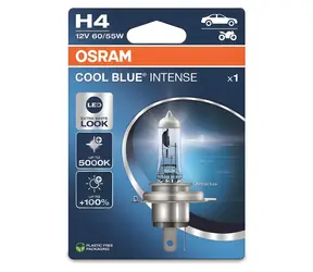OSRAM H4 Light Blue Intense 12V 60/55W / Żarówka samochodowa / P43t