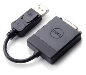 DELL DisplayPort (M) - DVI-D czarny / Adapter