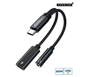 MicroConnect USB-C do USB-C Premium PD czarny / Kabel USB-C / 13 cm / Power Delivery