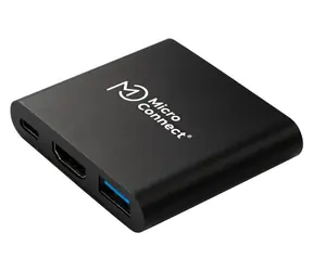 MicroConnect USB-C Premium biały / USB 3.2 Gen2 typu A / USB-C 3.2 Gen1 / HDMI