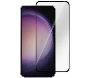 eSTUFF Samsung Galaxy S24 Ekran / Szkło ochronne / Szkło hartowane / W pełni klejące
