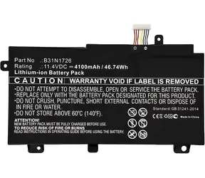 Bateria CoreParts Asus FX504GD czarna / Zamienna bateria do laptopa / Li ION