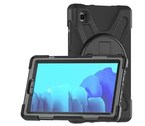 eSTUFF Galaxy Tab A7 Lite Austin czarny / Etui / do Samsung Galaxy Tab A7 Lite / poliwęglan / z paskiem na ramię